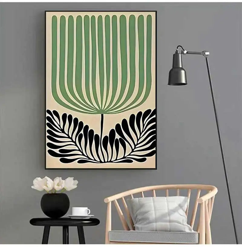 Modern Abstract Canvas Wall Art Print | Unframed Waterproof Decor