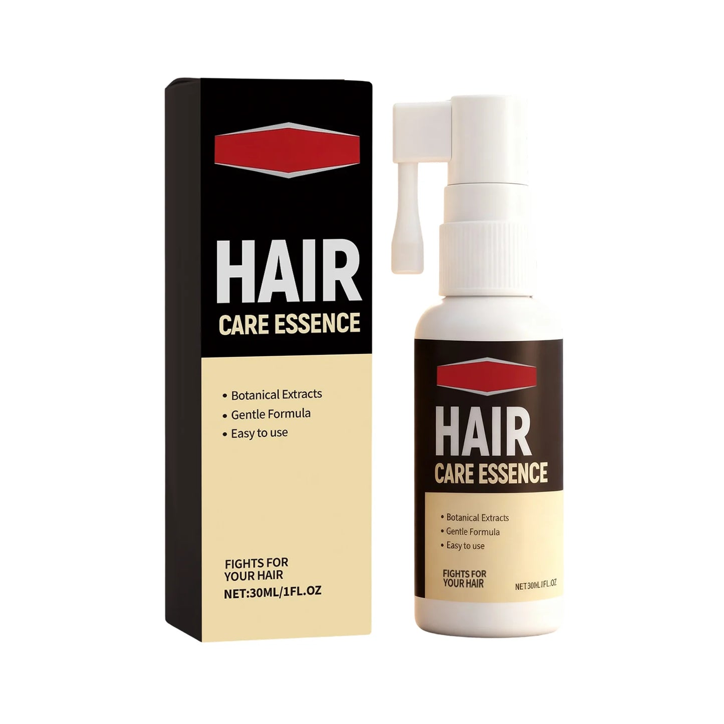 Botanical Based Hair Care Spray Moisturizing, Smooth & Shiny Hair Reduce Dryness Frizz Long Lasting Moisturizing Hair Care Peaceful Pleasures Health and Wellness 30ml boxed