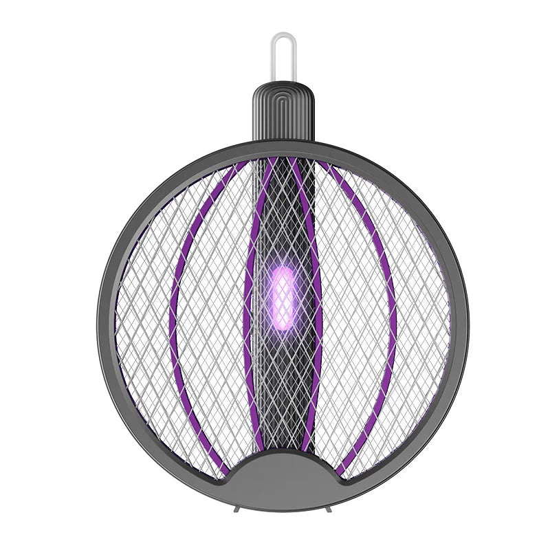 3-in-1 Rechargeable Foldable Mosquito Swatter & Bug Zapper Lamp