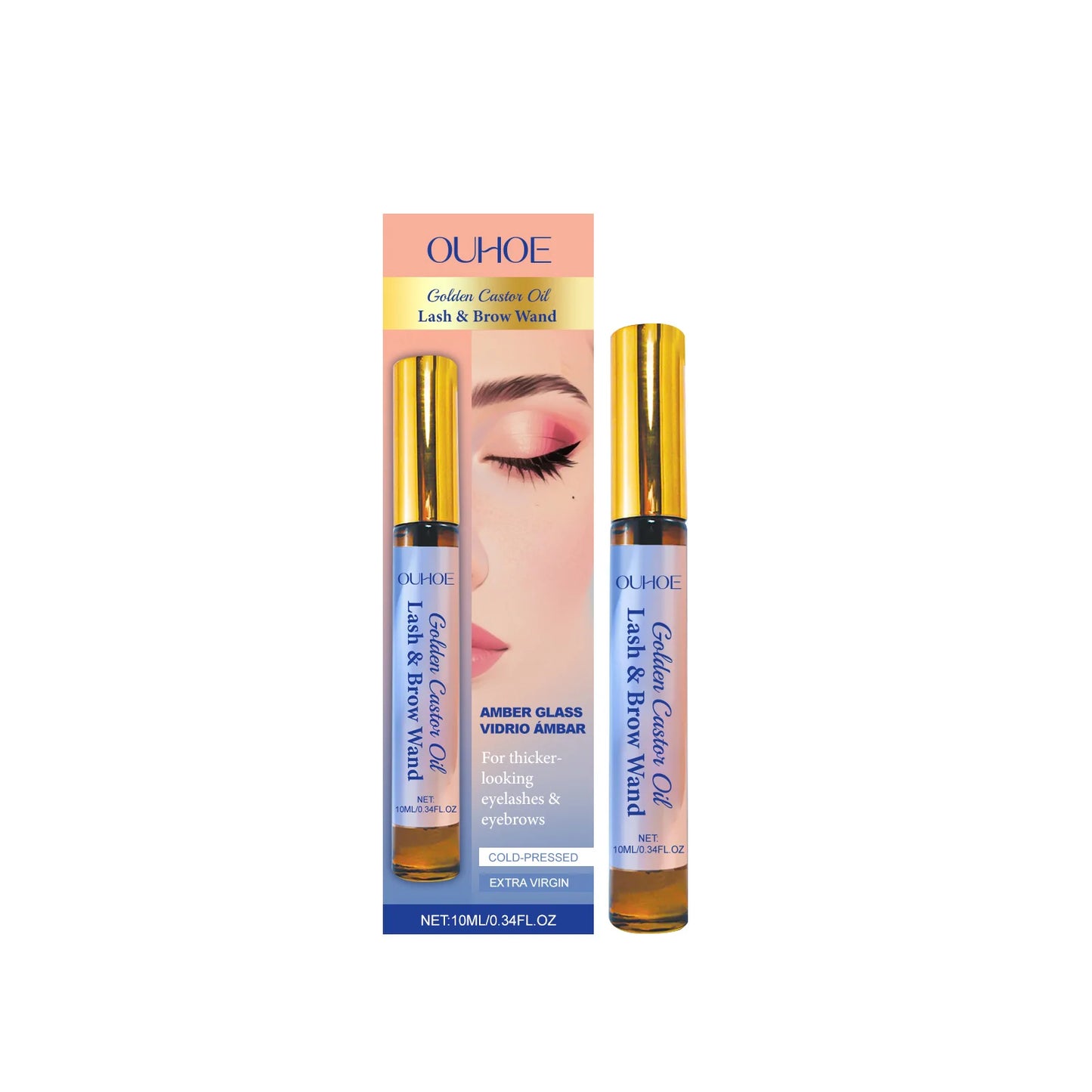 Castor Oil Eyelash Growth Serum – Longer, Fuller Lashes 10ml