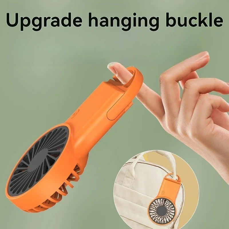 Foldable USB Rechargeable Mini Fan – Handheld & Desktop