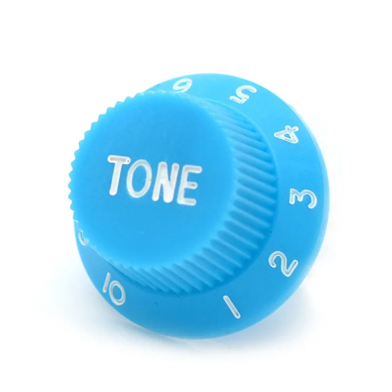 Black Plastic Volume Tone Control Knob Electric Guitar Pickup