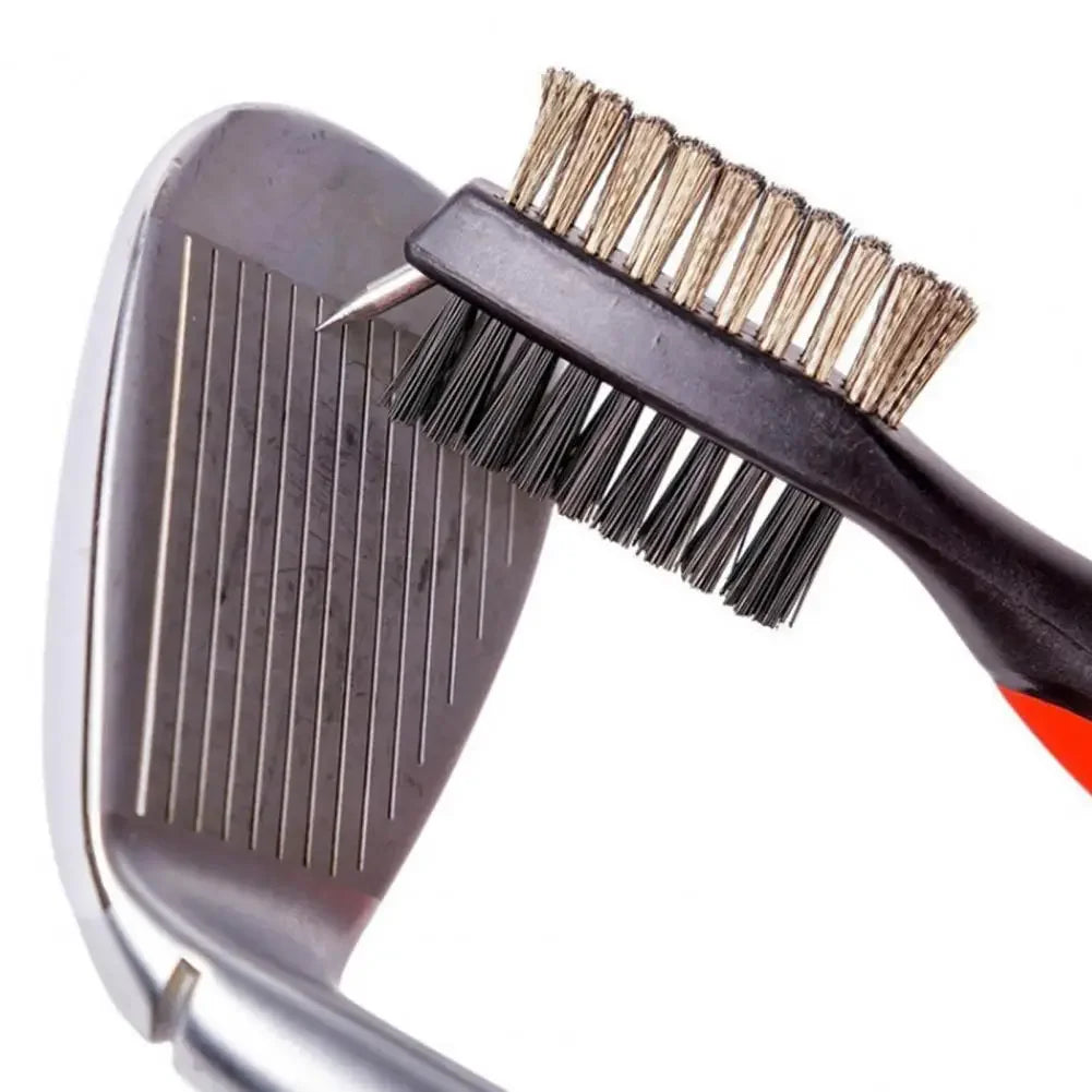 Club Cleaning Brush Golf Club Brush Golf Grooves Cleaning Brush 2 Sided Golf Putter Wedge Ball Cleaner Gof Accessories Peaceful Pleasures Health and Wellness