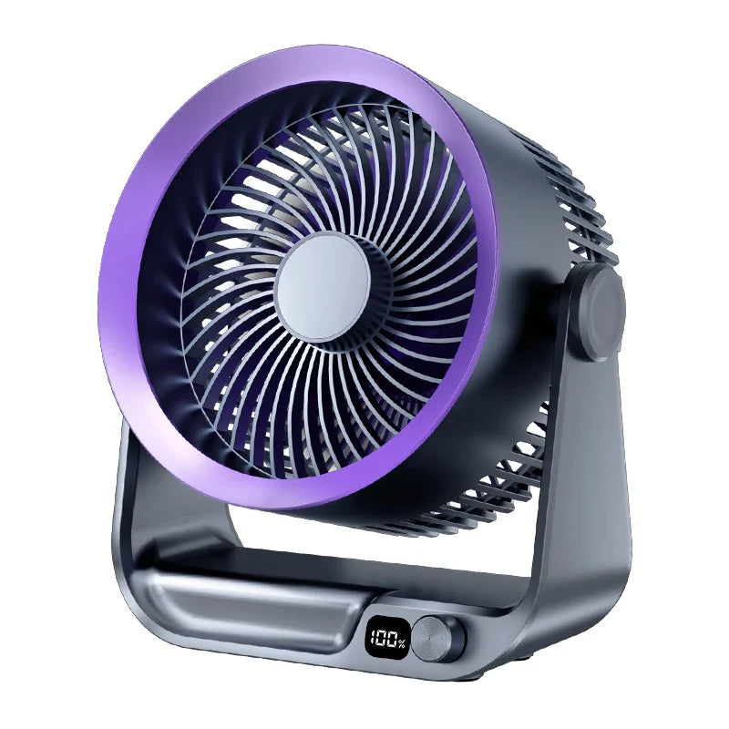 5W USB Rechargeable Desktop Air Circulation Fan | 4000mAh