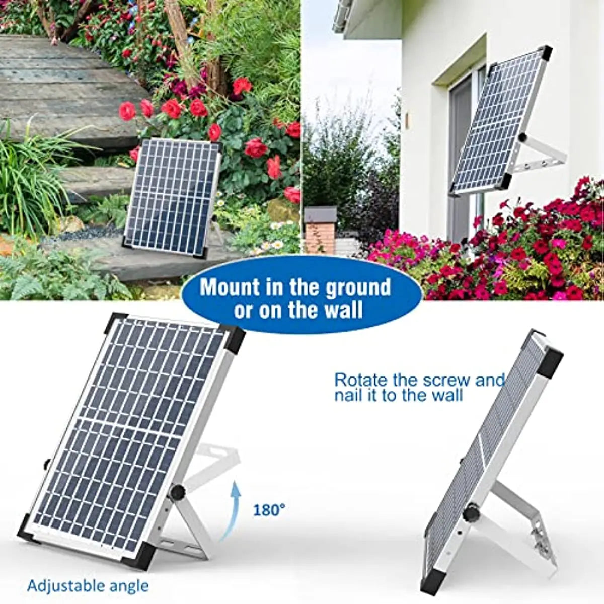 12W Solar Water Fountain Pump with 18 Nozzles – Garden & Pond
