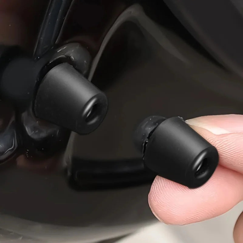 10-Pack Black Rubber Car Door Buffer Bumper Cushion Pads