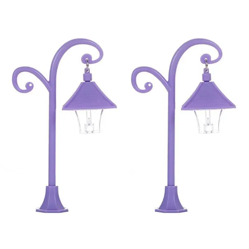 Miniature Street Lamp for Dollhouses & Garden Scenes – 2PCS