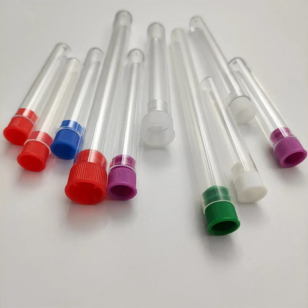 5-Pack Round Needle Storage Tubes – Bead, Pin & Sequin Holder