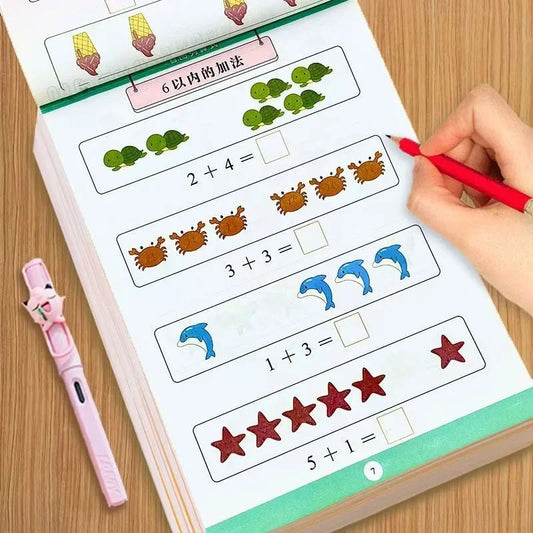 64 Pages Children Addition Subtraction Book Learning Mathematics Peaceful Pleasures Health and Wellness