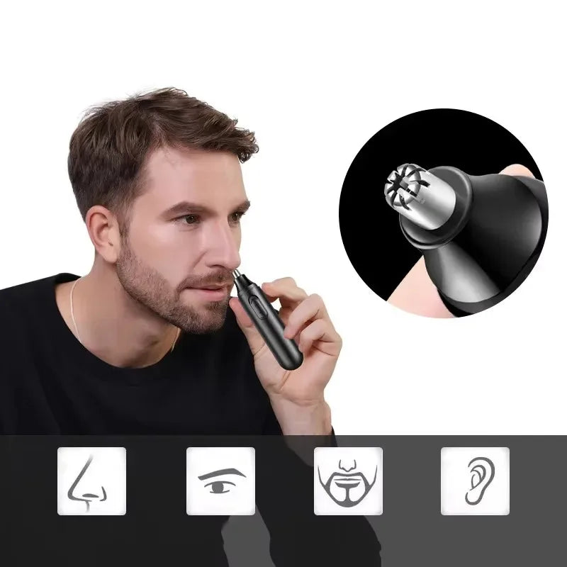 High-quality Long-life Electric, Multi-functional Men's and Women's Beauty Nose Professional Ear Nose Hair Cleaning Trimmer Peaceful Pleasures Health and Wellness