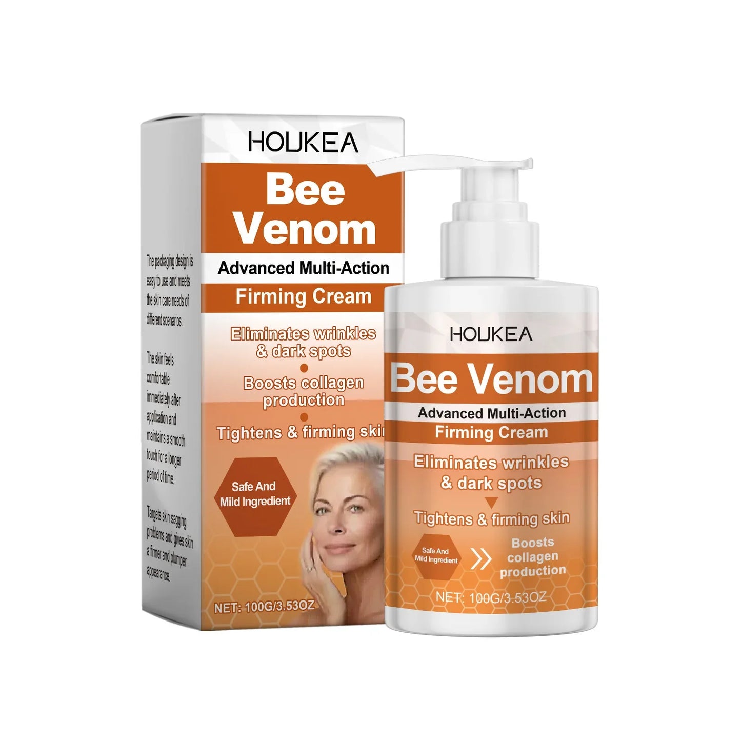 HOUKEA Bee Venom Firming Body Cream – Skin Tightening 100g