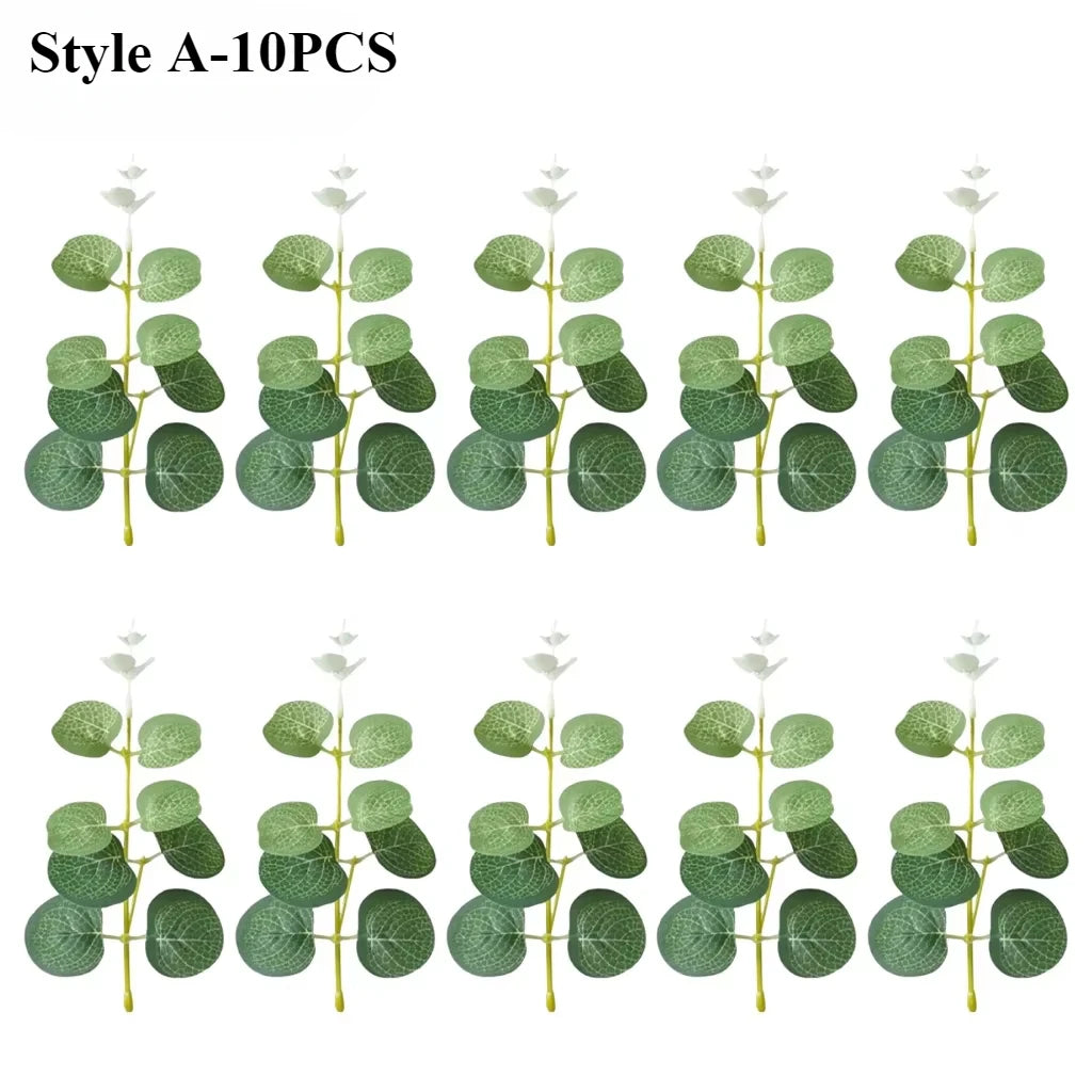 Artificial Eucalyptus Leaf Picks 3 Styles – Wedding & Home Décor
