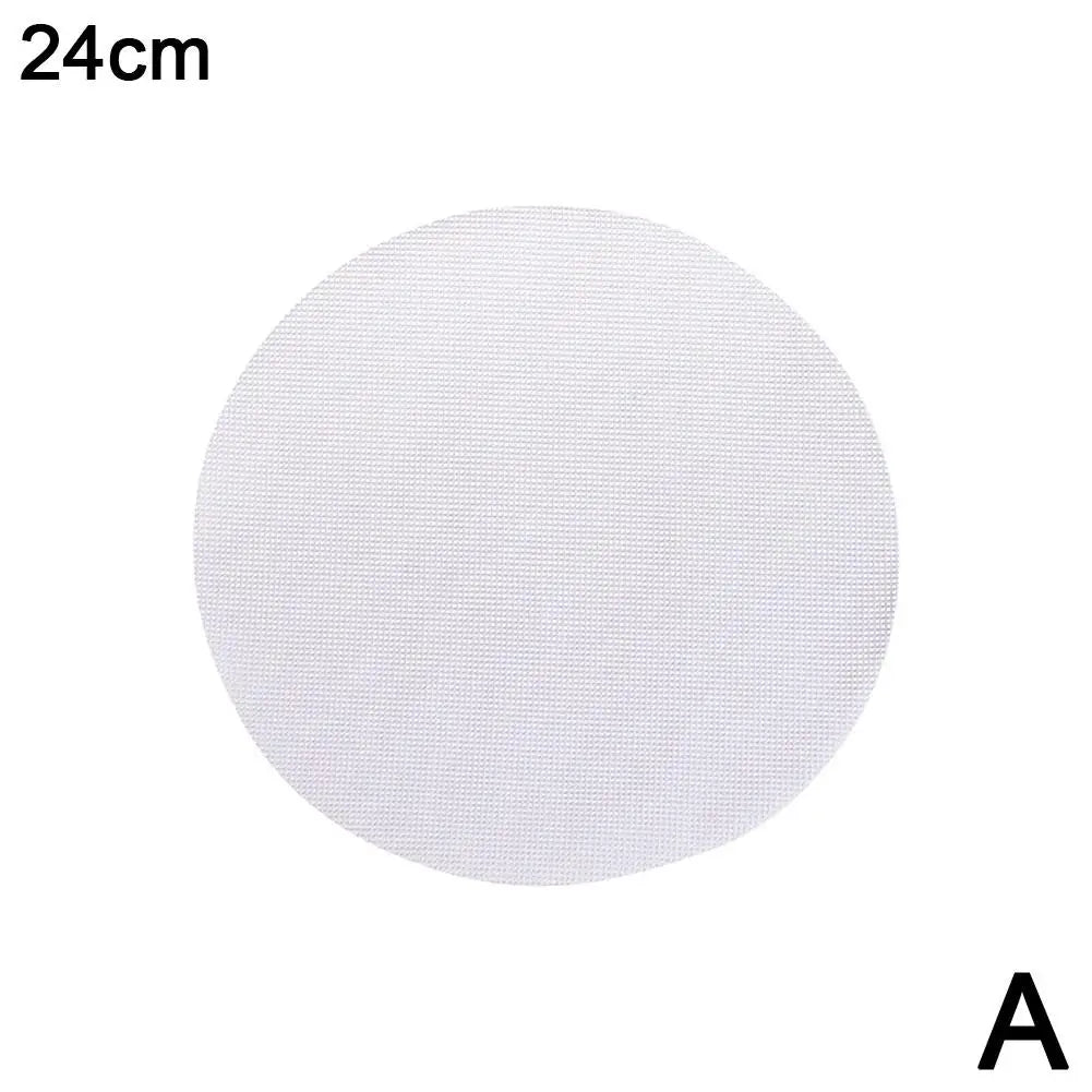 Circular silicone steamer mat Durable Thickened Reusable Silicone Dehydrator Sheets Restaurant Kitchen Cooking Accessory Peaceful Pleasures Health and Wellness A