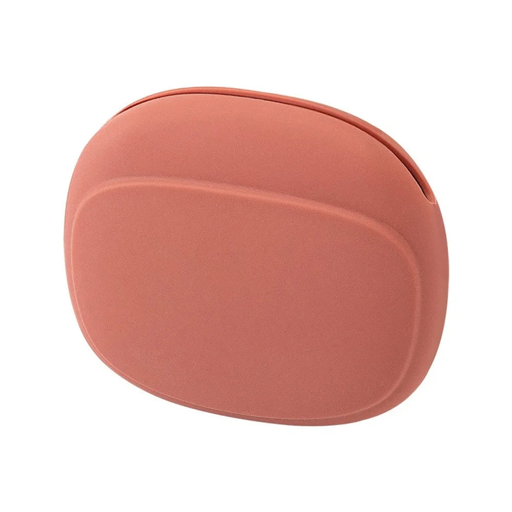 Silicone Cell Phone Cable Bag, Data Cable Storage Box, Travel Earphone, Wire Key, U Drive, USB Rating, Sauna Peaceful Pleasures Health and Wellness Orange