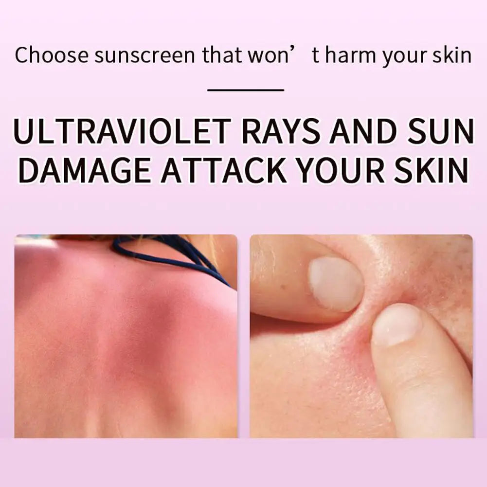 60ml Multi-effect Repair Isolation Sunscreen Moisturizing Oil Control Sunscreen Cream Sun Block Moisturizing Skin Supple Peaceful Pleasures Health and Wellness