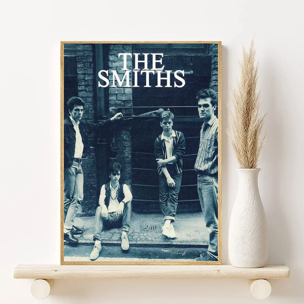 The Smiths Rock Band Minimalist Canvas Poster | Wall Art Print Canvas Wall Art Peaceful Pleasures Health and Wellness