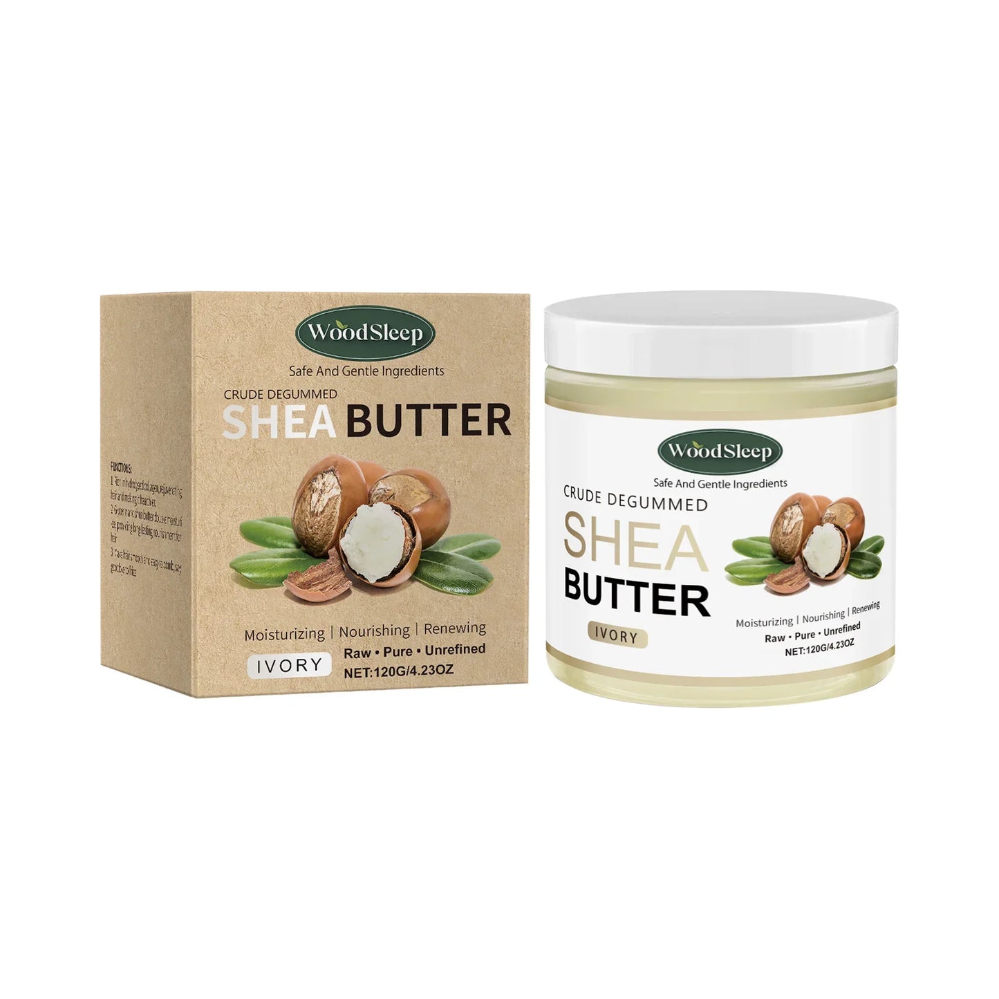 WOODSLEEP Shea Butter Body Cream – 48Hr Deep Hydration