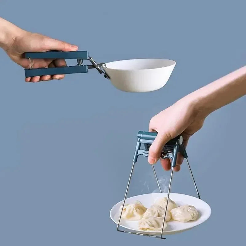 Stainless Steel Anti-Scald Bowl & Pot Clip Kitchen Tool