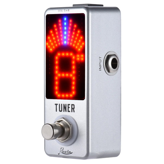 Mini Chromatic Tuner Pedal – LED Display, True Bypass Guitar & Bass Guitar Tuner Pedal Peaceful Pleasures Health and Wellness