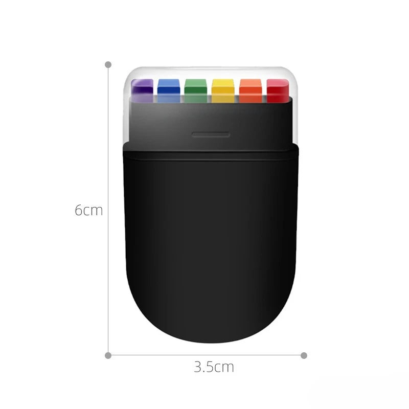 Rainbow Crayon Paint Rainbow Birthday Party Colourful Theme Party Accessories Party Family Costume Gift Pocket Size Peaceful Pleasures Health and Wellness Black 1PCS