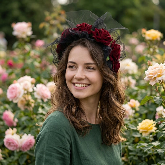 Bridal Artificial Flower Headband Wedding Hair Accessories With Comfortable Fit And Elegant Design For Various Hairstyles Peaceful Pleasures Health and Wellness