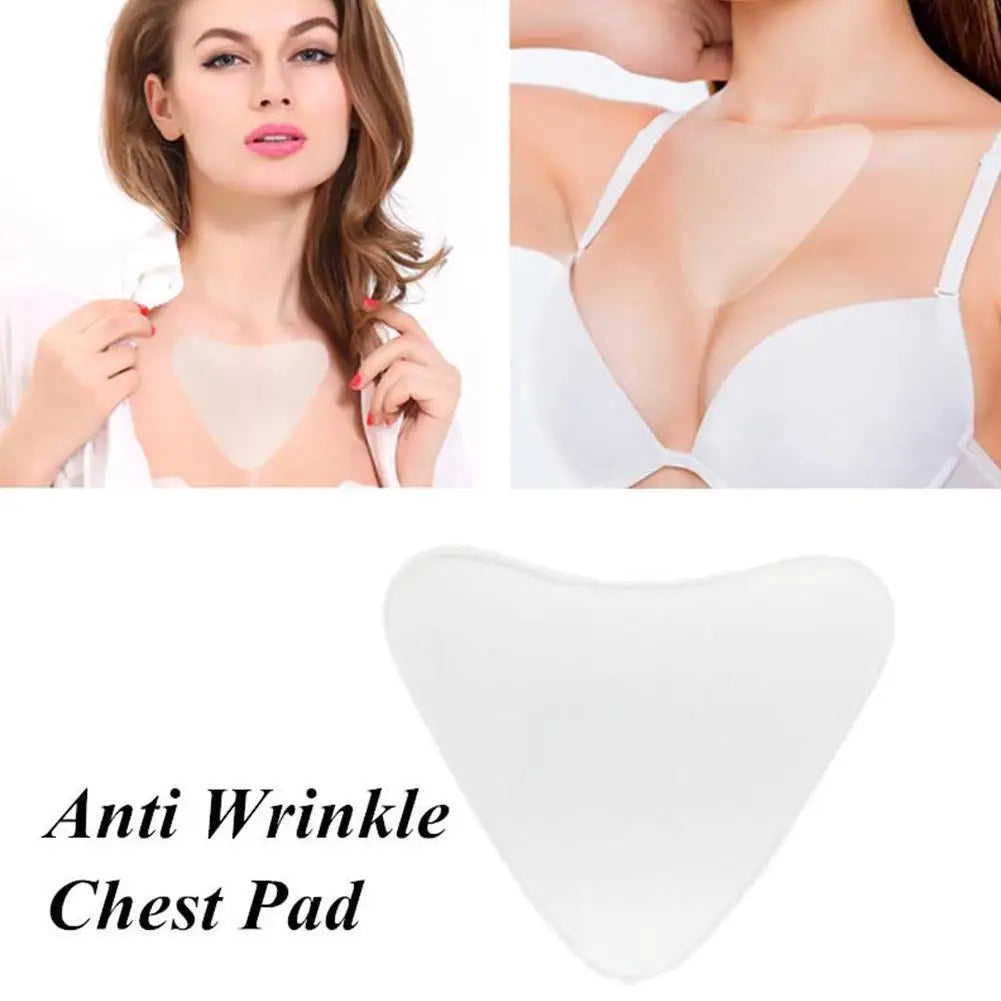 Silicone Transparent Anti Wrinkle Patches for Chest Neck Lift Tapes Pads Forhead Eye Checklift Reusable Use at Work or Sleeping Peaceful Pleasures Health and Wellness