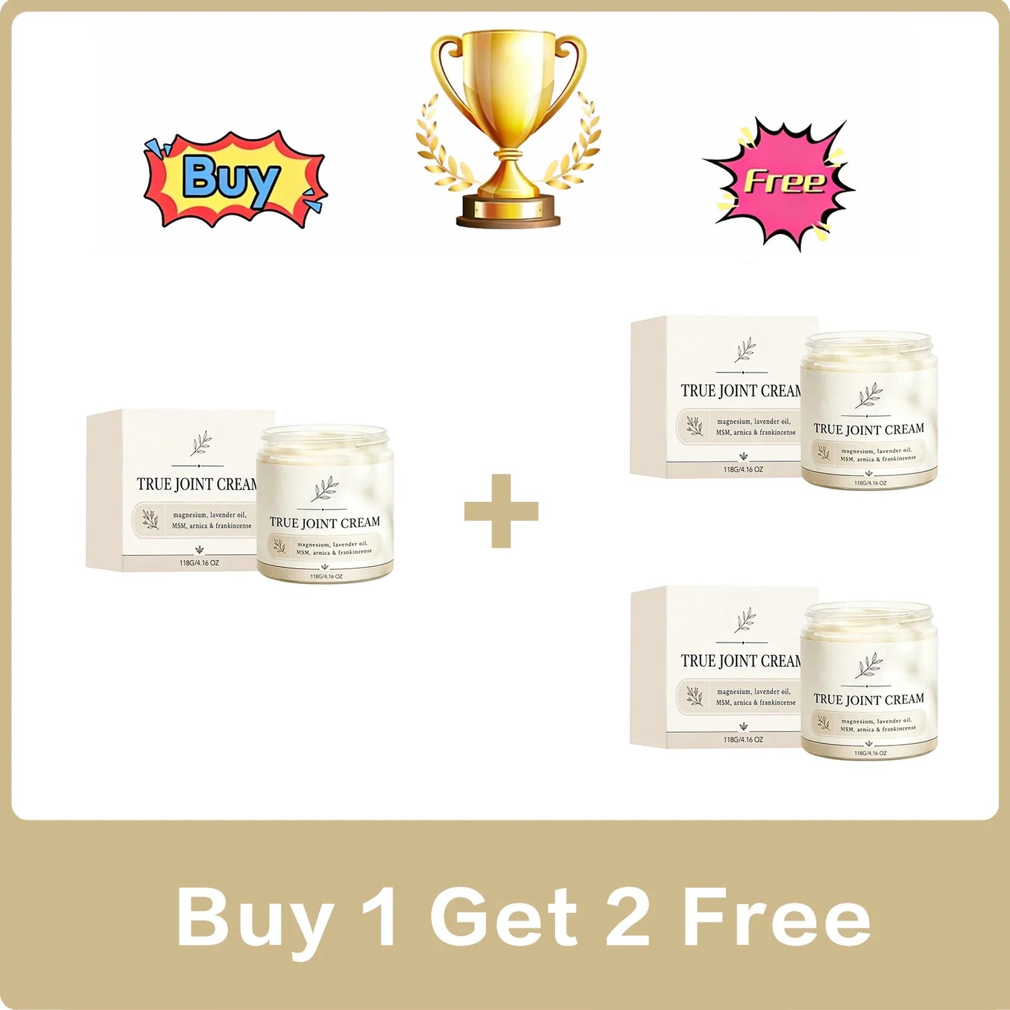 Joint Care Massage Ointment – Neck, Shoulder & Knee Cream 118g