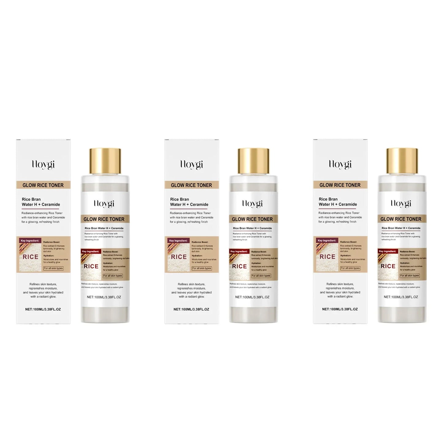 Hoygi Glow Rice Toner – Brightening, Hydrating & Pore Refining