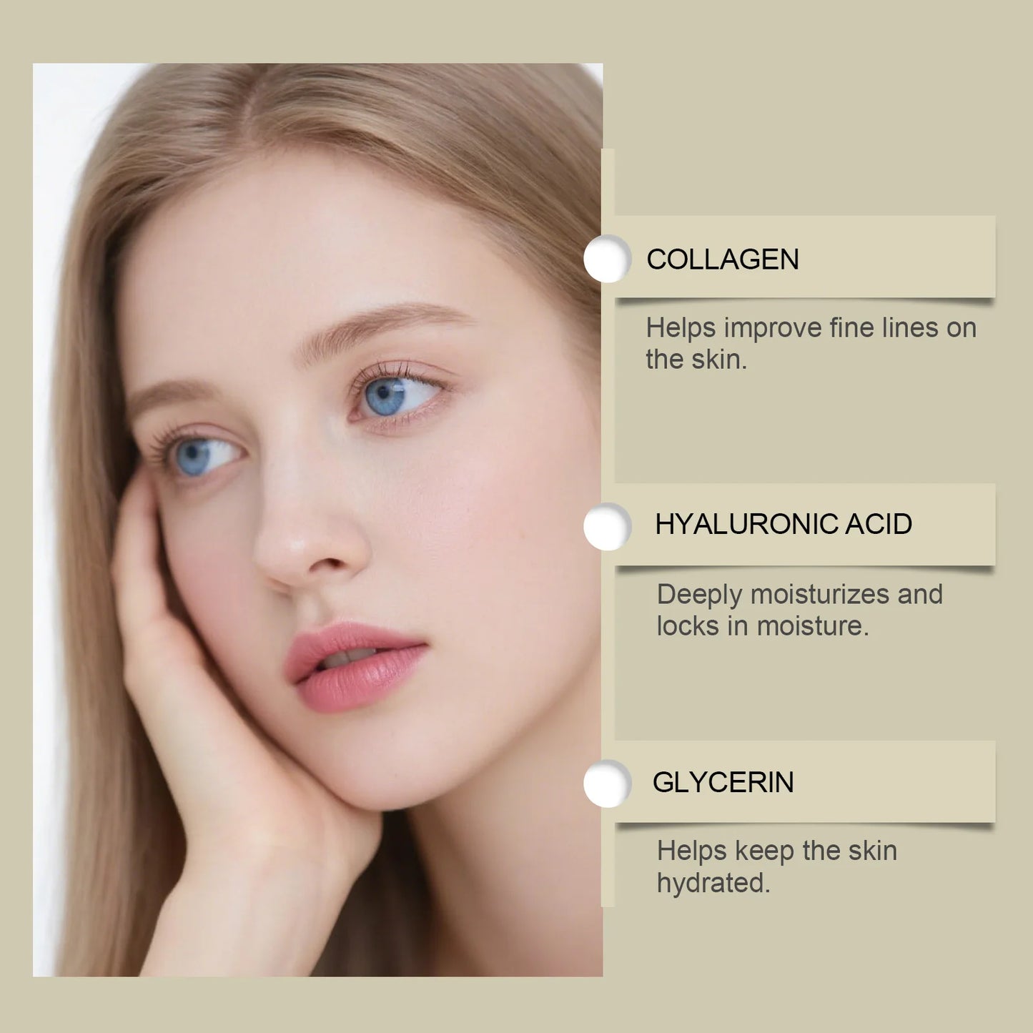 Viareline Hyaluronic Acid & Collagen Face Serum 30ml