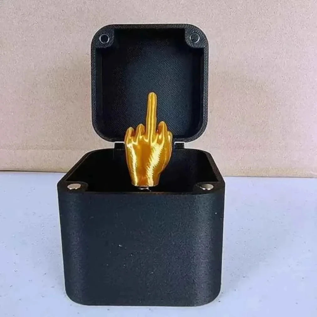 Pop-Up Middle Finger Gift Box | Funny Prank Novelty Gift