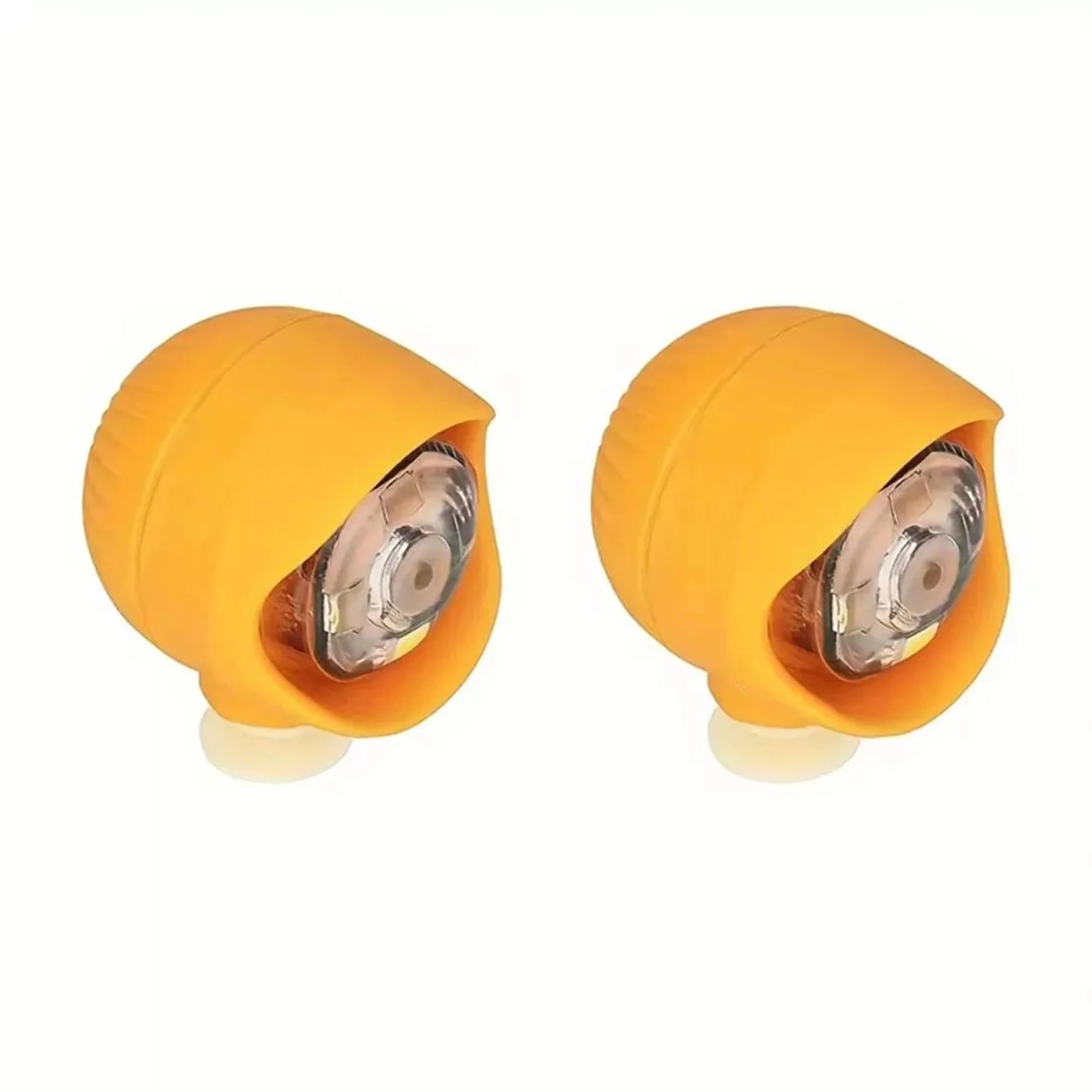 2pcs Hollowed-Out Shoes Lights Glowing Slipper Decoration Charm Headlights For Crocs Cloggs Shoe Headlight Waterprof Hiking Peaceful Pleasures Health and Wellness Yellow