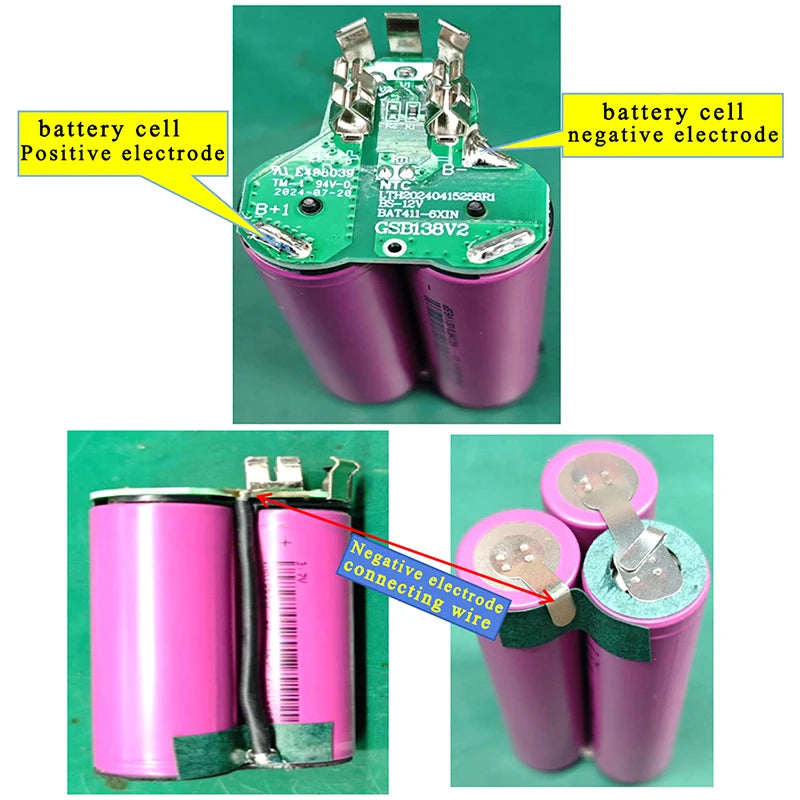 BAT420 Li-ion Battery Case Housing & PCB Protection Board Kit