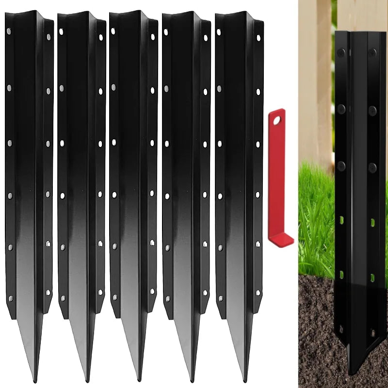 Fence Post Repair Support Stakes Installation Tools Wood Reinforcement