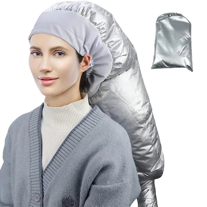 Bonnet Hood Hair Dryer Attachment – Portable Soft Drying Cap