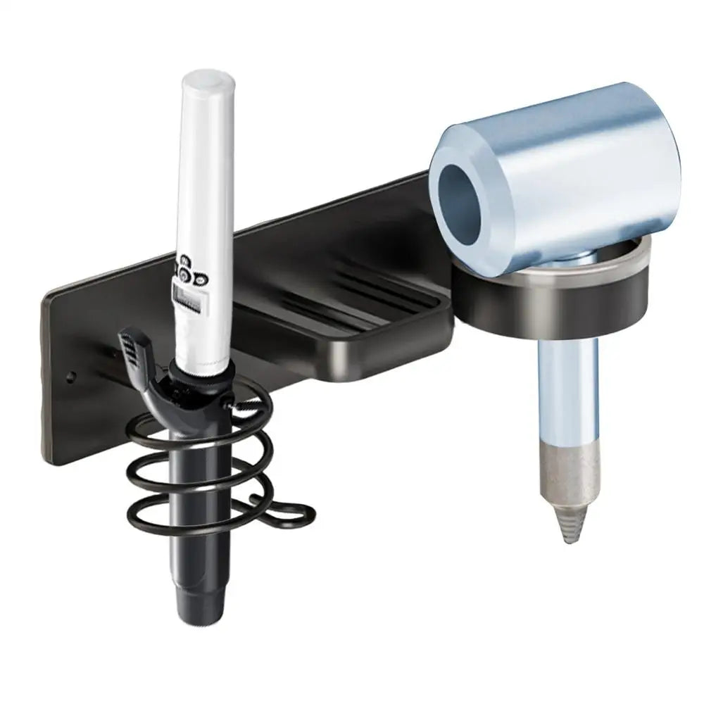 Wall-Mounted Hair Dryer & Curling Iron Organizer Holder Hair Tool Organizer Peaceful Pleasures Health and Wellness A CN