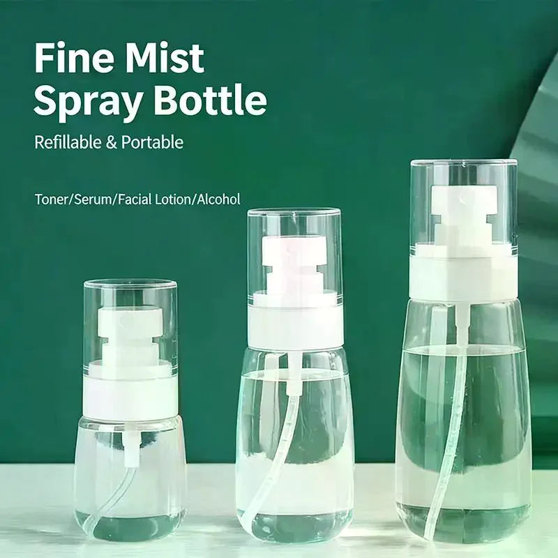 3-Piece Small Spray Bottle Travel Fine Mist Mini Empty Spray Bottle Leak-Proof Refillable For Toner Facial And Hair Spray Peaceful Pleasures Health and Wellness