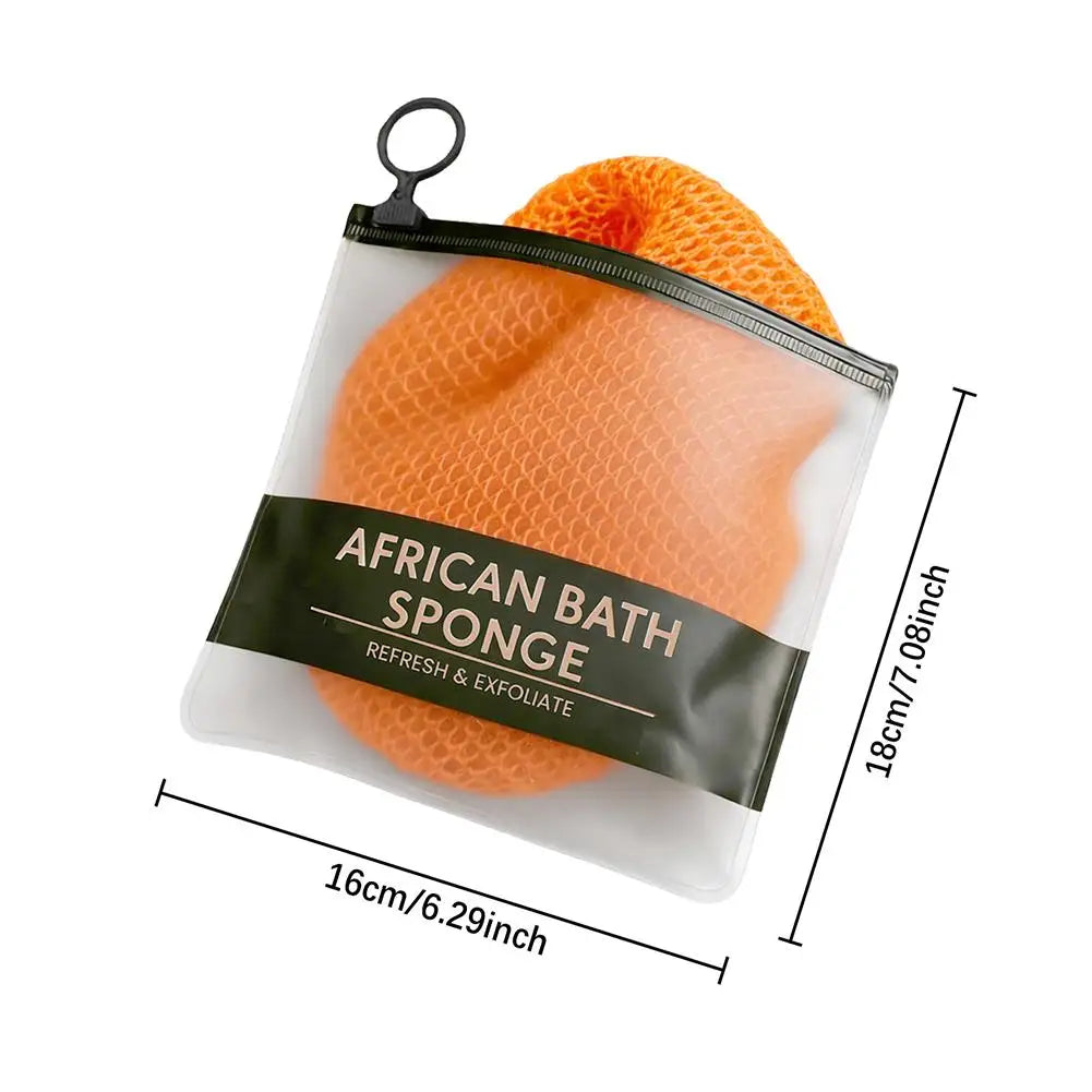Exfoliating Body Mesh Scrubber | Reusable Bath Net Sponge Body Exfoliating Scrubber Peaceful Pleasures Health and Wellness