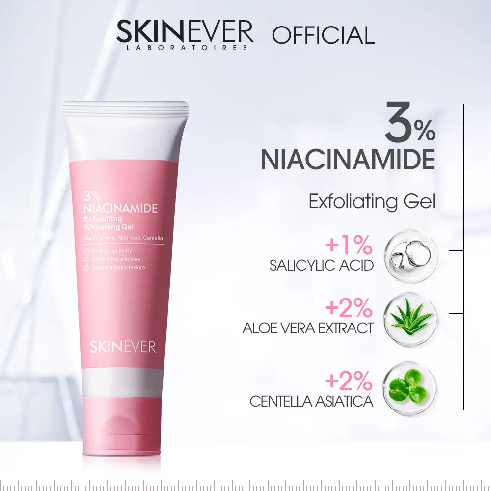 Niacinamide Facial Cleanser Exfoliator Deep Cleansing Moisturizing Nourishing Shrink Pores Oil-Control Brightening Skin Care Peaceful Pleasures Health and Wellness
