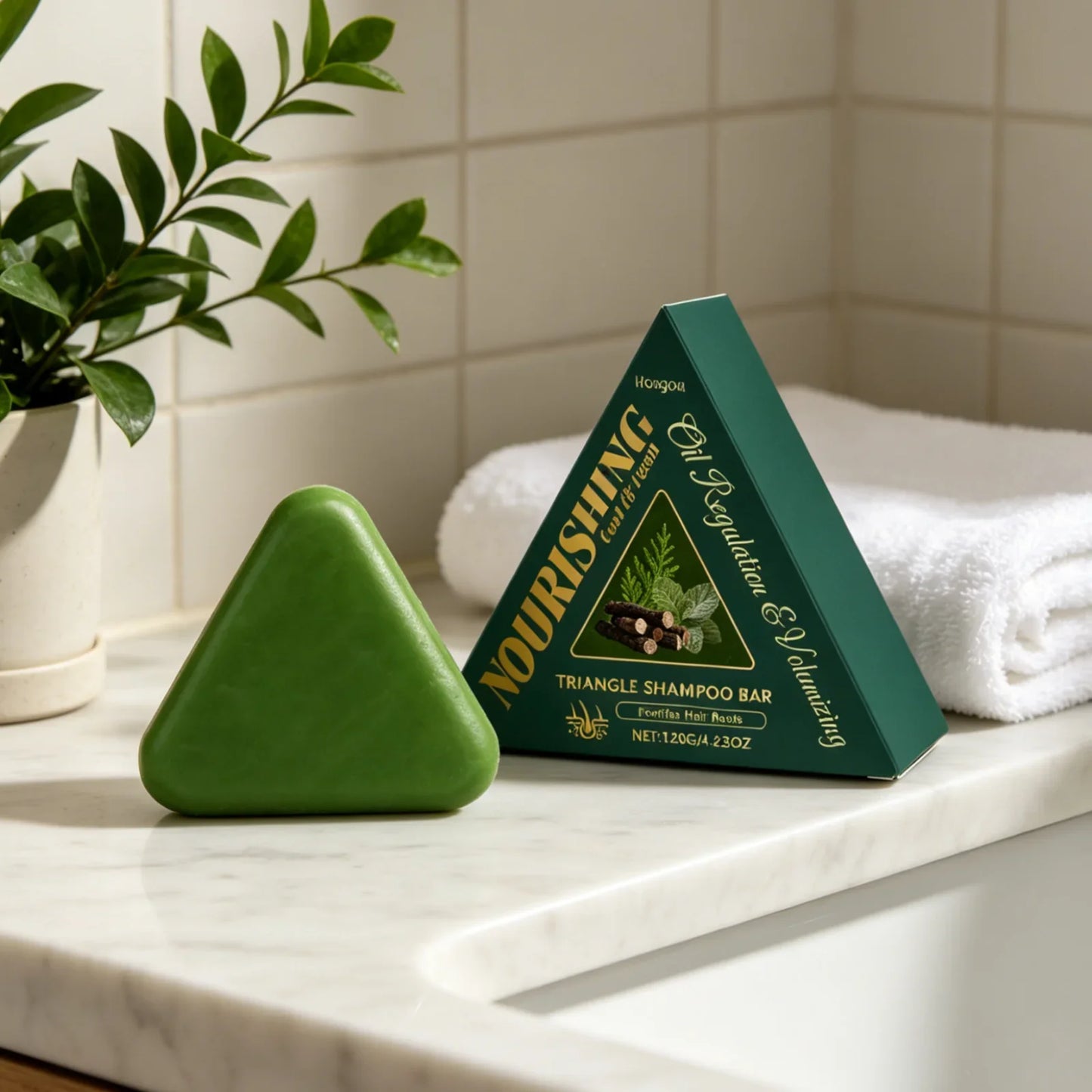 Hoegoa Solid Shampoo Bar – Anti-Frizz, Moisturizing 120g