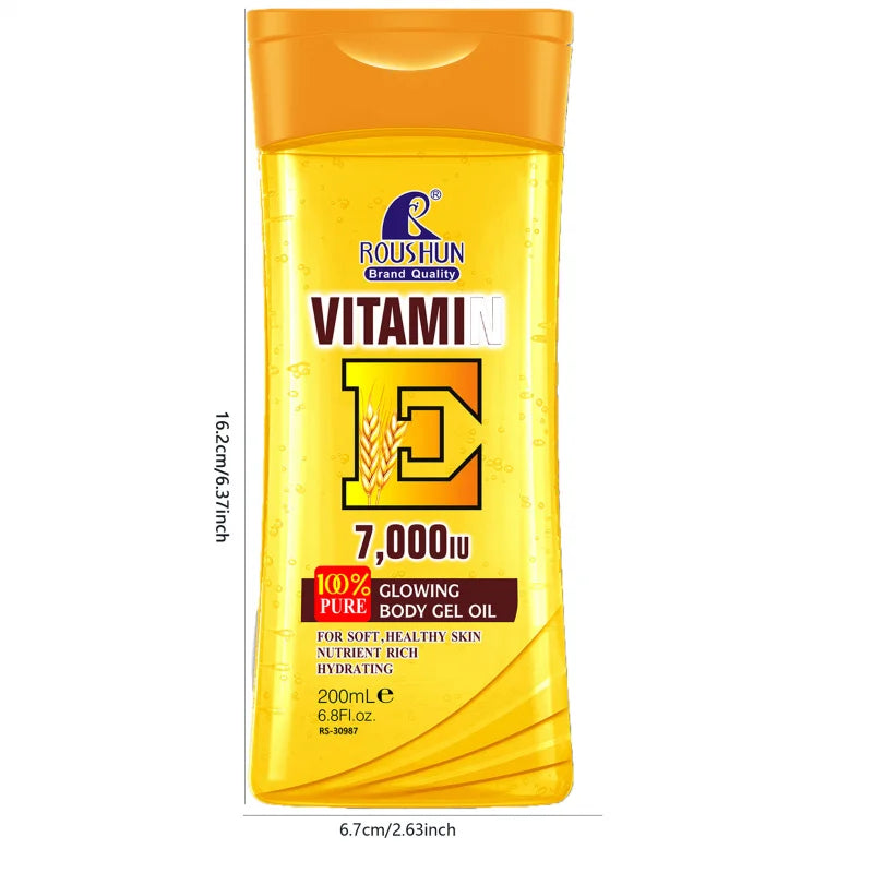 Roushun Vitamin E Body Oil 200ml – Moisturizing Skin Oil