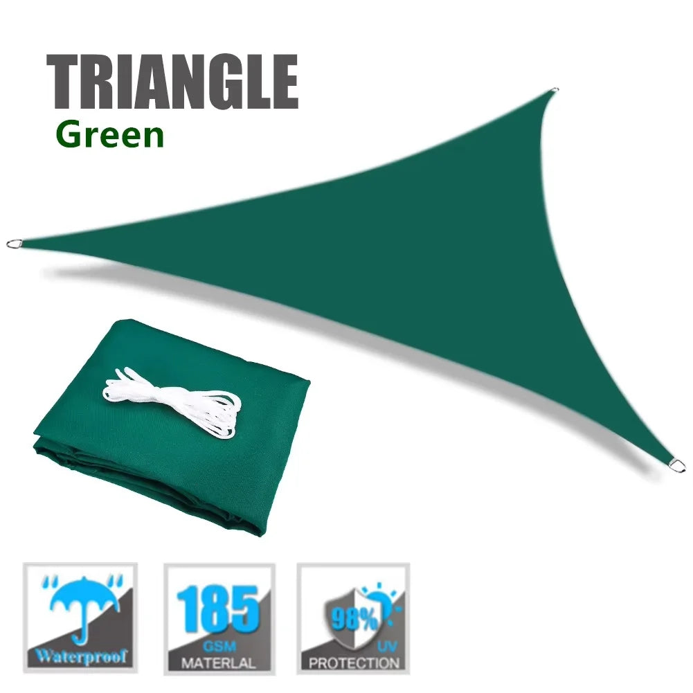 Triangle Sun Shade Sail – 98% UV Block Waterproof Canopy