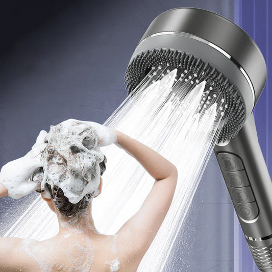 4-Mode High Pressure Self-Cleaning Shower Head with Filter Filtered Shower Head Oasis Select