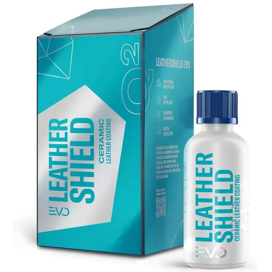 Leather Shield EVO 50 Ml Ceramic Coating for Leather All Leather Upholstery Repels Dirt Liquid Car Interior UV Protector Peaceful Pleasures Health and Wellness 50ml set