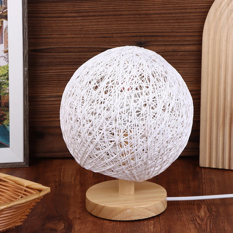 20cm Restaurant Bar Chandelier Rattan Ball Lampshade Handmade DIY Hand-woven Rattan Vine Ball Pendant Lampshade Light Lamp Shade Peaceful Pleasures Health and Wellness A2