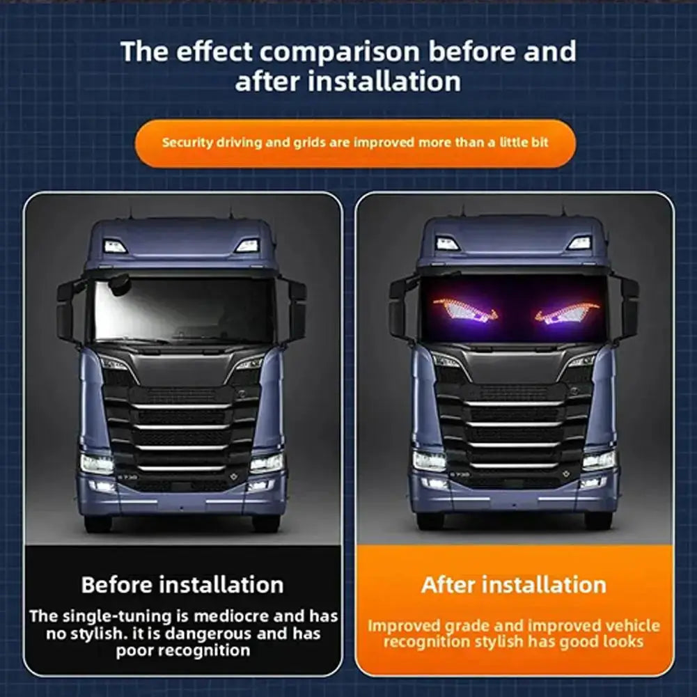 LED Devil Eyes Light for Cars and Trucks | USB Warning Lights Peaceful Pleasures Health and Wellness