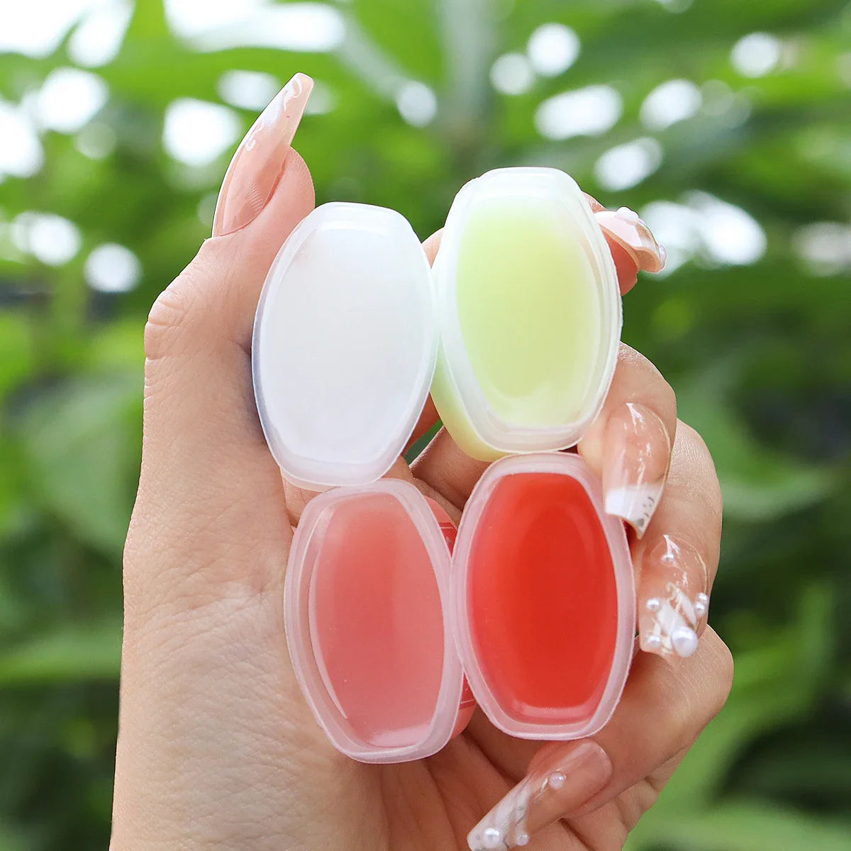 4-Piece Deep Moisturizing Lip Mask Set – Natural & Long-Lasting