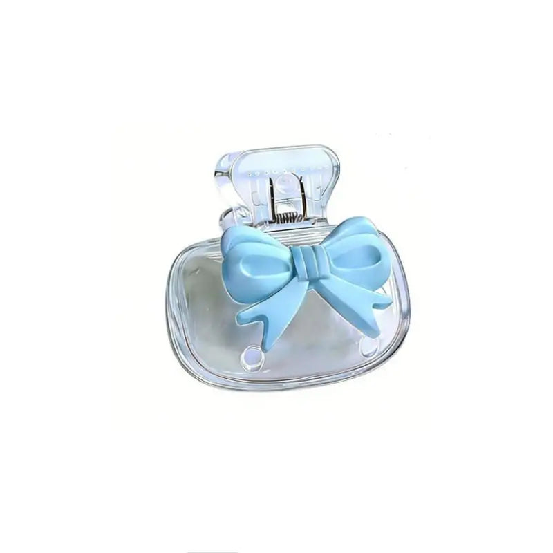 1/2Pcs Cute Cherry Bow Design Toothbrush Storager Toothbrush Head Features Dual Holes For Drainage And Ventilation Peaceful Pleasures Health and Wellness 03