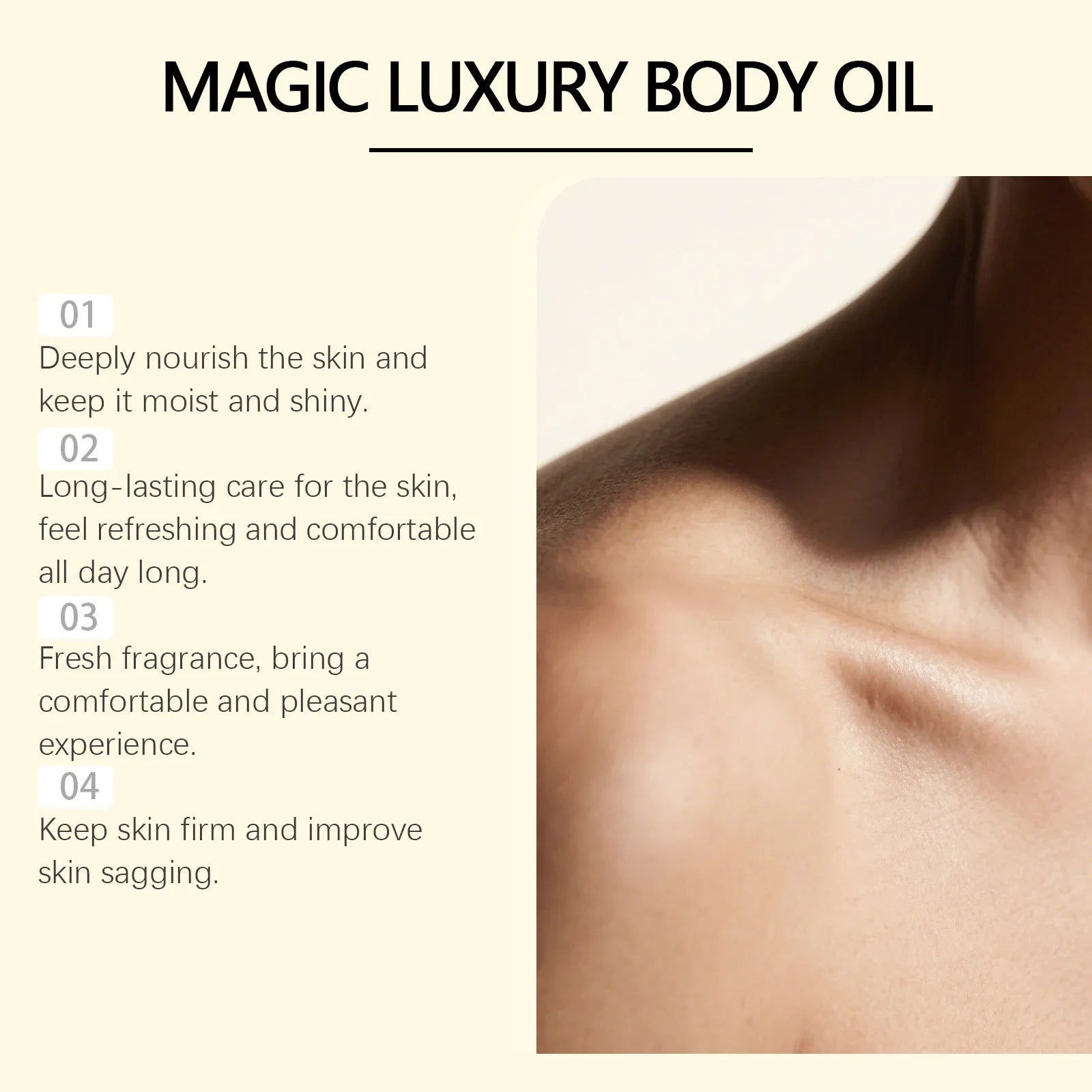 OceAura Bouncy Body Oil – Firming, Toning & Hydrating Firming Body Oil Oasis Select