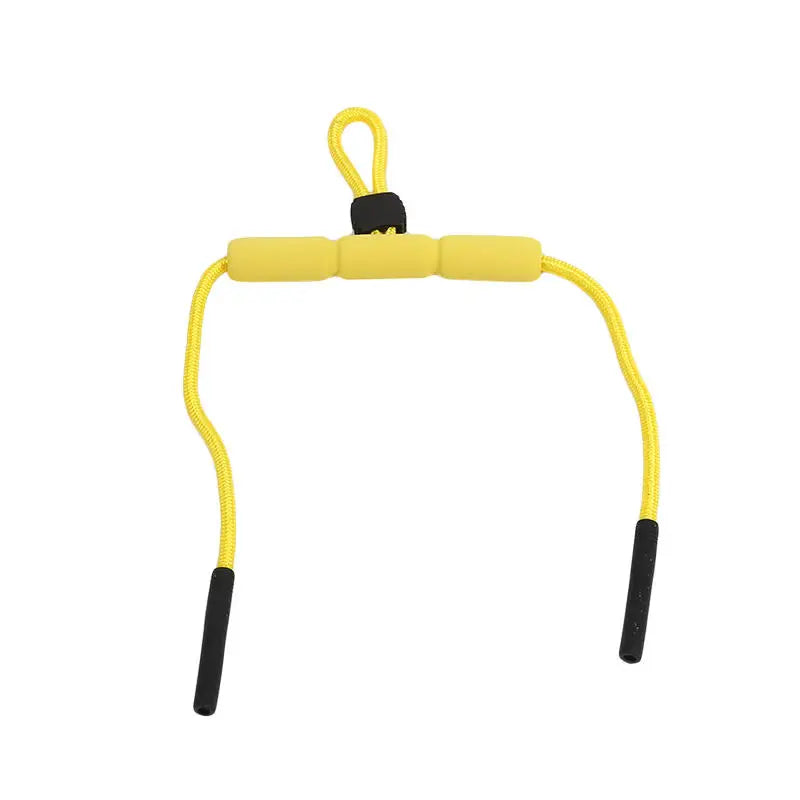 Adjustable Floating Glasses Strap Anti-Slip Glasse Retainer for Swimming Diving Water Sports Sunglasses Holder Lanyard Accessory Peaceful Pleasures Health and Wellness Yellow 1Pc