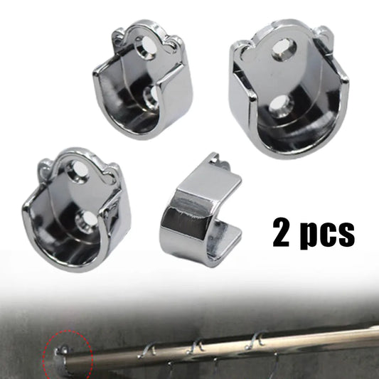 Wardrobe Bracket Heavy Duty Rod Socket Flange Holder Closet End Peaceful Pleasures Health and Wellness